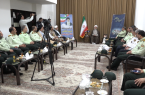 دیدار فرماندهان انتظامی گیلان با آیت الله فلاحتی