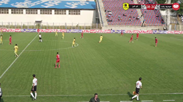 شکست تیم فوتبال سپیدرود رشت مقابل فرد البرز