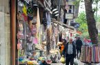گسترش سد معبر توسط مغازه داران در رشت